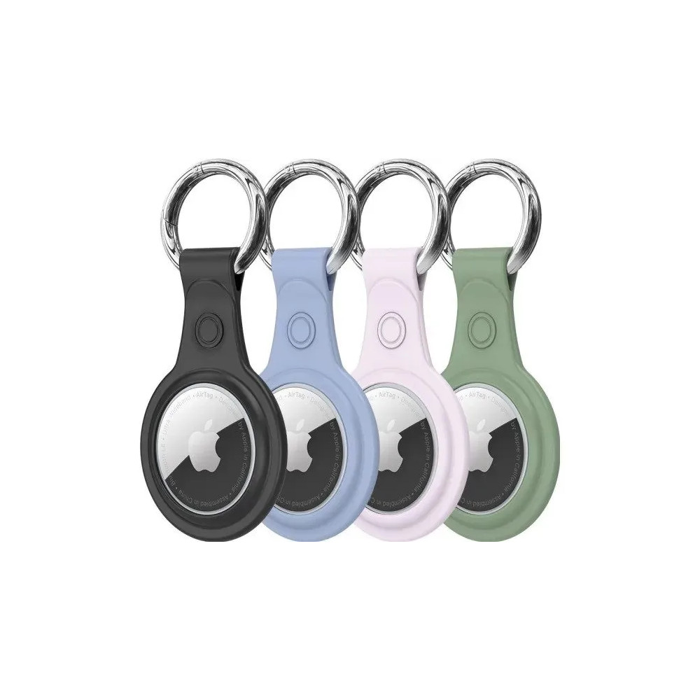 Produktbild för Dux Ducis set med 4x silikonfodral nyckelring för Apple AirT...