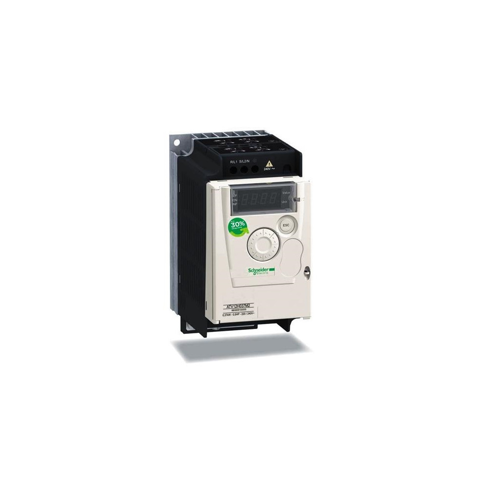 Produktbild för Schneider Electric ATV12H075M2, Svart, Vit, 200-240 V, 50-60...