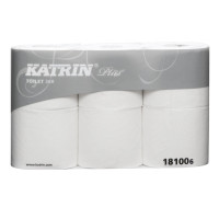 Produktbild för Toalettpapper, Katrin Plus, 2-lagers, 360 ark, vit, förpackn...