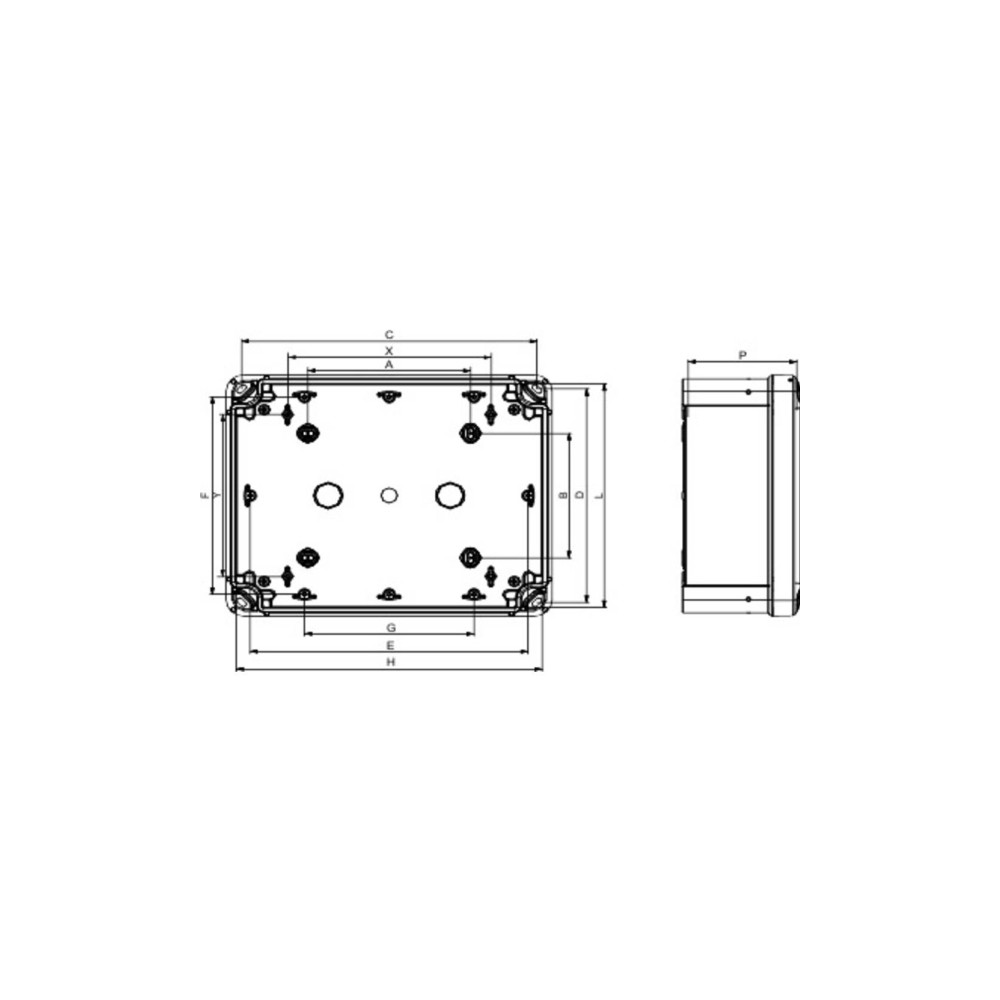 Produktbild för Schneider Electric Thalassa TBS, 241 mm, 168 mm, 291 mm, 1,2...