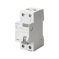 Produktbild för Siemens 5SV3612-6 FI säkerhetsbrytare 2-polig 25 A 0,3 A 230...