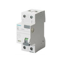 Produktbild för Siemens 5SV3612-6 FI säkerhetsbrytare 2-polig 25 A 0,3 A 230...