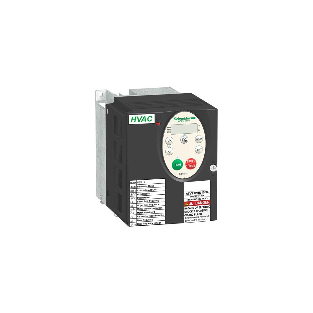 Produktbild för Schneider Electric ATV212, IP20, -10