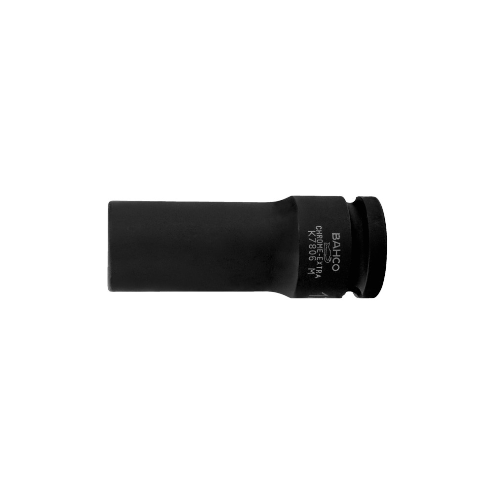 Produktbild för Bahco K7806M-30, Slaghylsa, Svart, 1 huvuden, 1/2", Metrisk,...