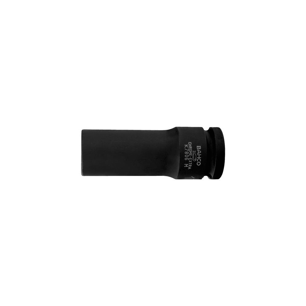 Produktbild för Bahco K7806M-30, Slaghylsa, Svart, 1 huvuden, 1/2", Metrisk,...