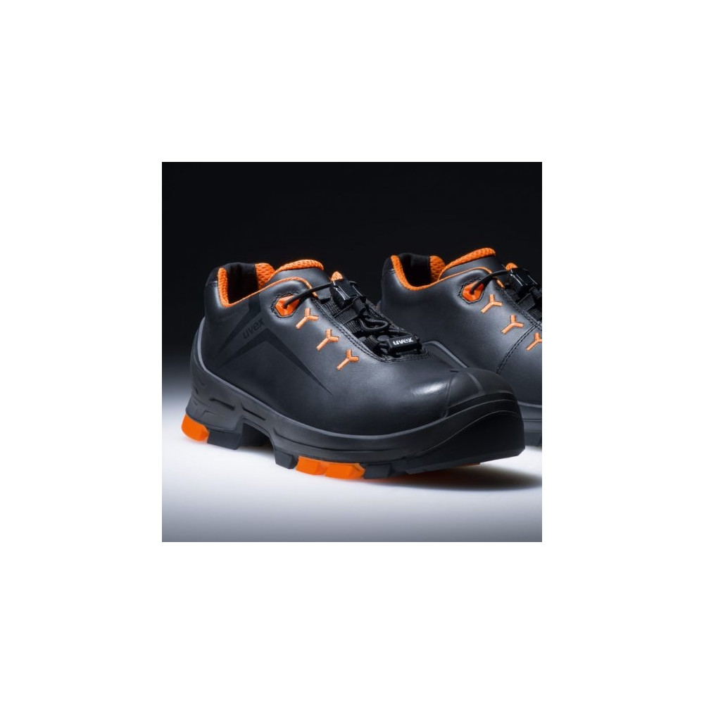 Produktbild för Uvex 65022, Unisex, Vuxen, Säkerhetsskor, Orange, Svart, ESD...
