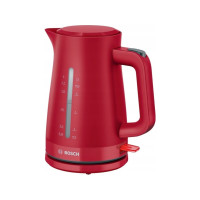 Produktbild för Bosch TWK3M124, 1,7 l, 2400 W, Röd, Plast, Vattennivå indika...