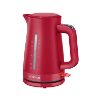 Produktbild för Bosch TWK3M124, 1,7 l, 2400 W, Röd, Plast, Vattennivå indika...