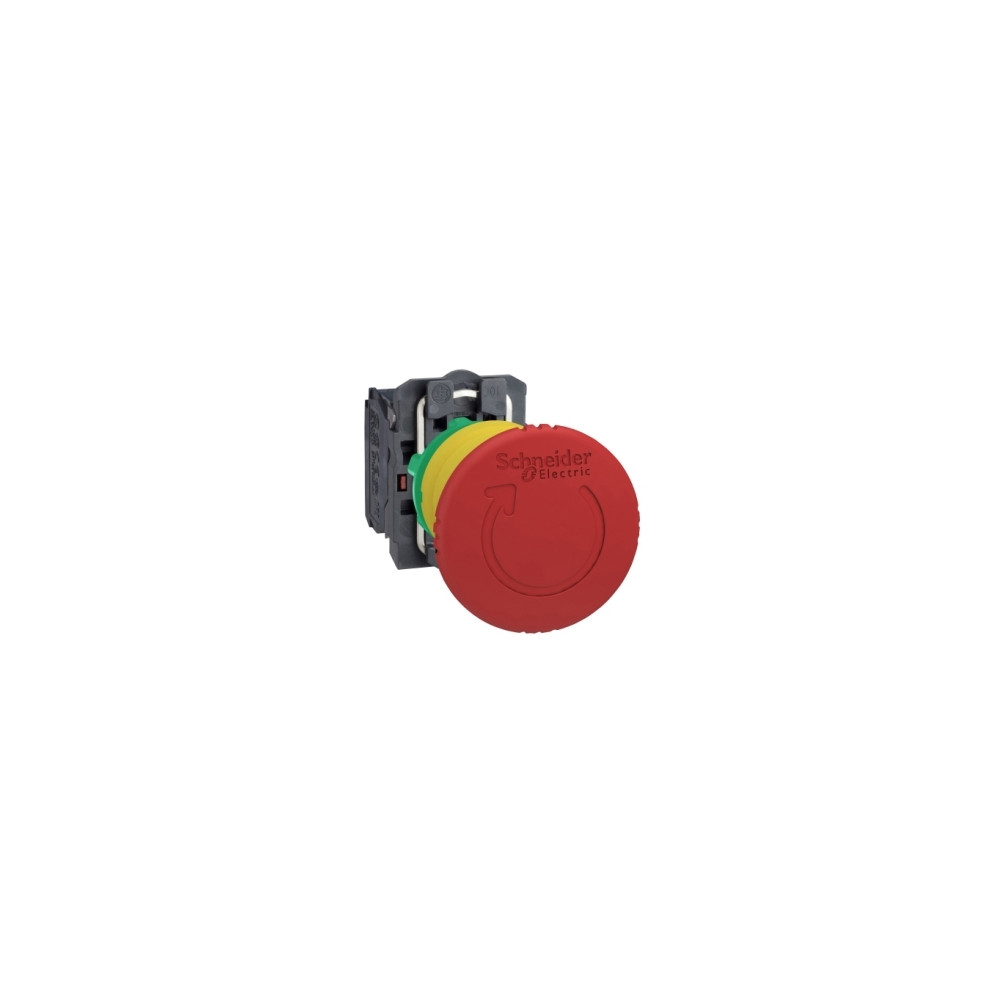 Produktbild för Schneider Electric XB5, Knapp, IP66, IK03, Klass II, 40 mm,...