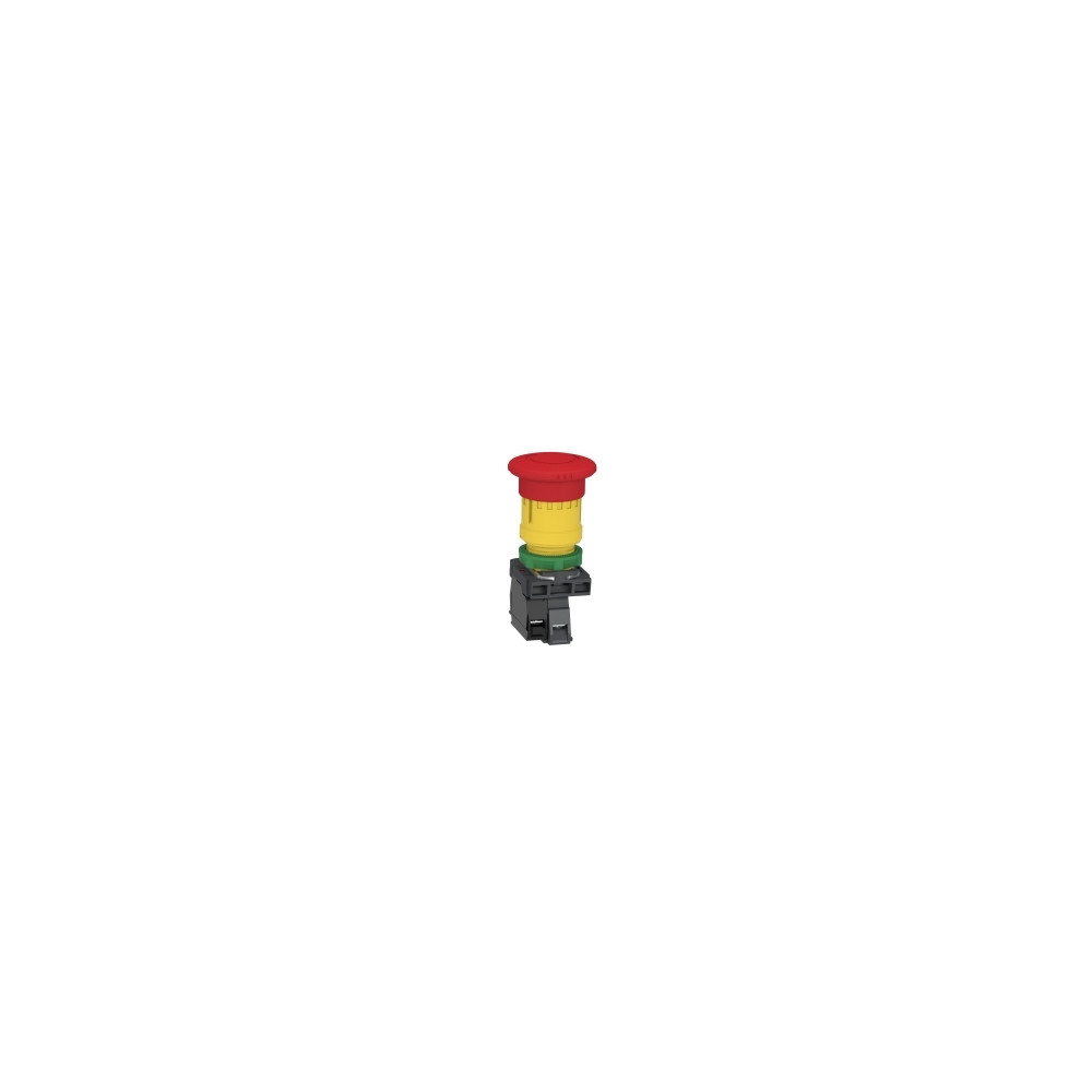 Produktbild för Schneider Electric XB5, Knapp, IP66, IK03, Klass II, 40 mm,...