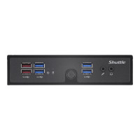 Produktbild för Shuttle XPC slim DS50U3 - Slim-PC Core i3 i3-1315U 1.2 GHz - 0 GB - ingen HDD