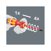Produktbild för Wera verktygssats KRAFTFORM KOMPAKT TURBO I 1 TOOL FINDER 16...