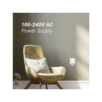 Produktbild för EZVIZ CH1, Vit, Trådlös, 2,4 GHz, 802.11b, 802.11g, Wi-Fi 4...