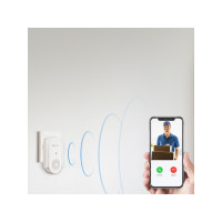 Produktbild för EZVIZ CH1, Vit, Trådlös, 2,4 GHz, 802.11b, 802.11g, Wi-Fi 4...