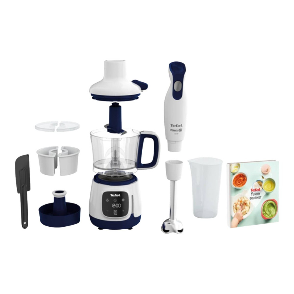 Produktbild för Tefal Yummy Gourmet HB55W430 - handmixer - vit / blå
