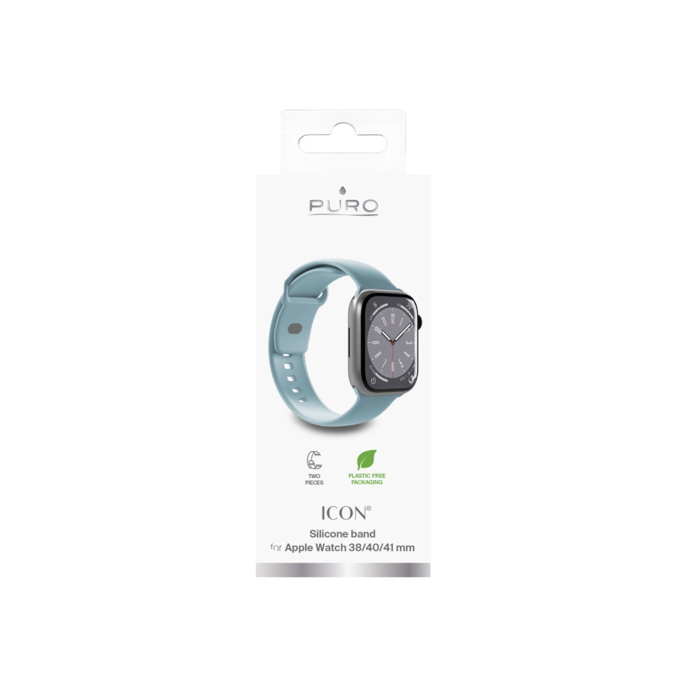 Produktbild för PURO ICON, Klockarmband, Apple, Apple Watch 38-40-41mm, Sili...