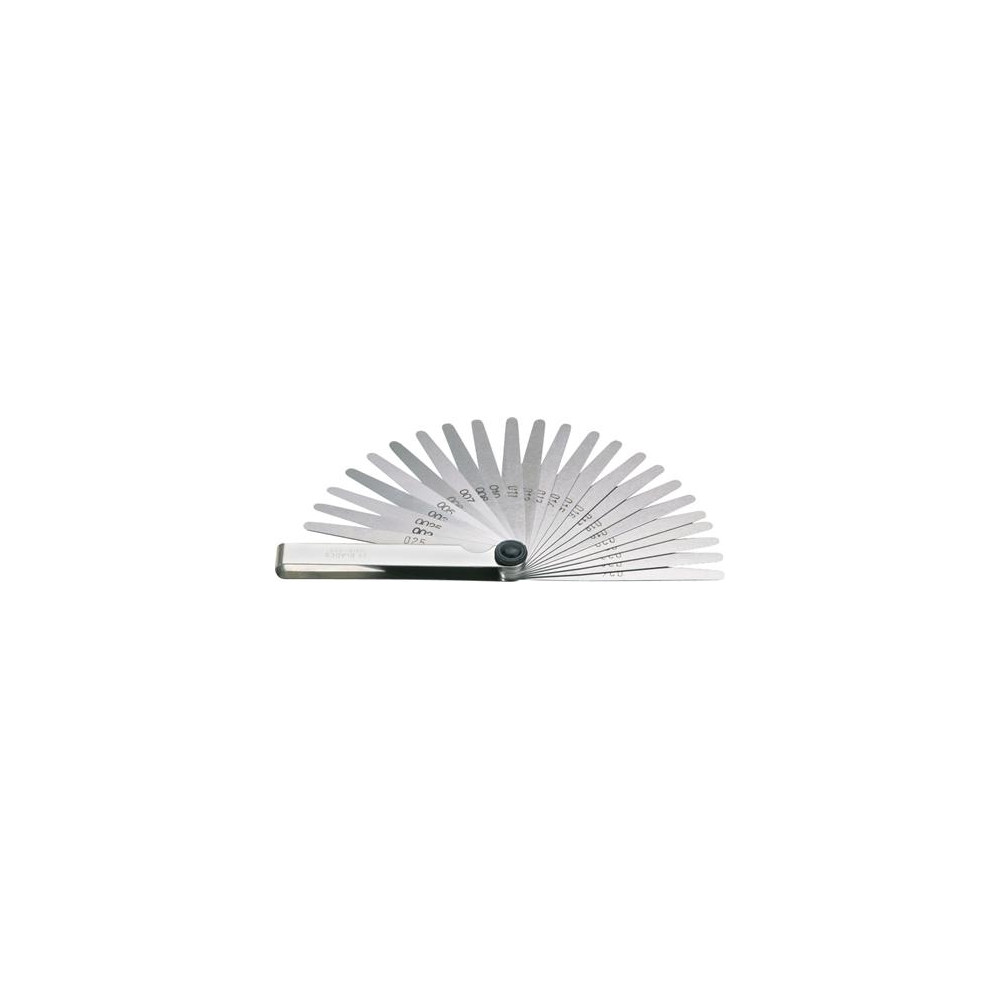 Produktbild för Bahco sökbladssats 26 blad 0,03-0,1 mm (fjäder 0,01 mm) 0,1-...
