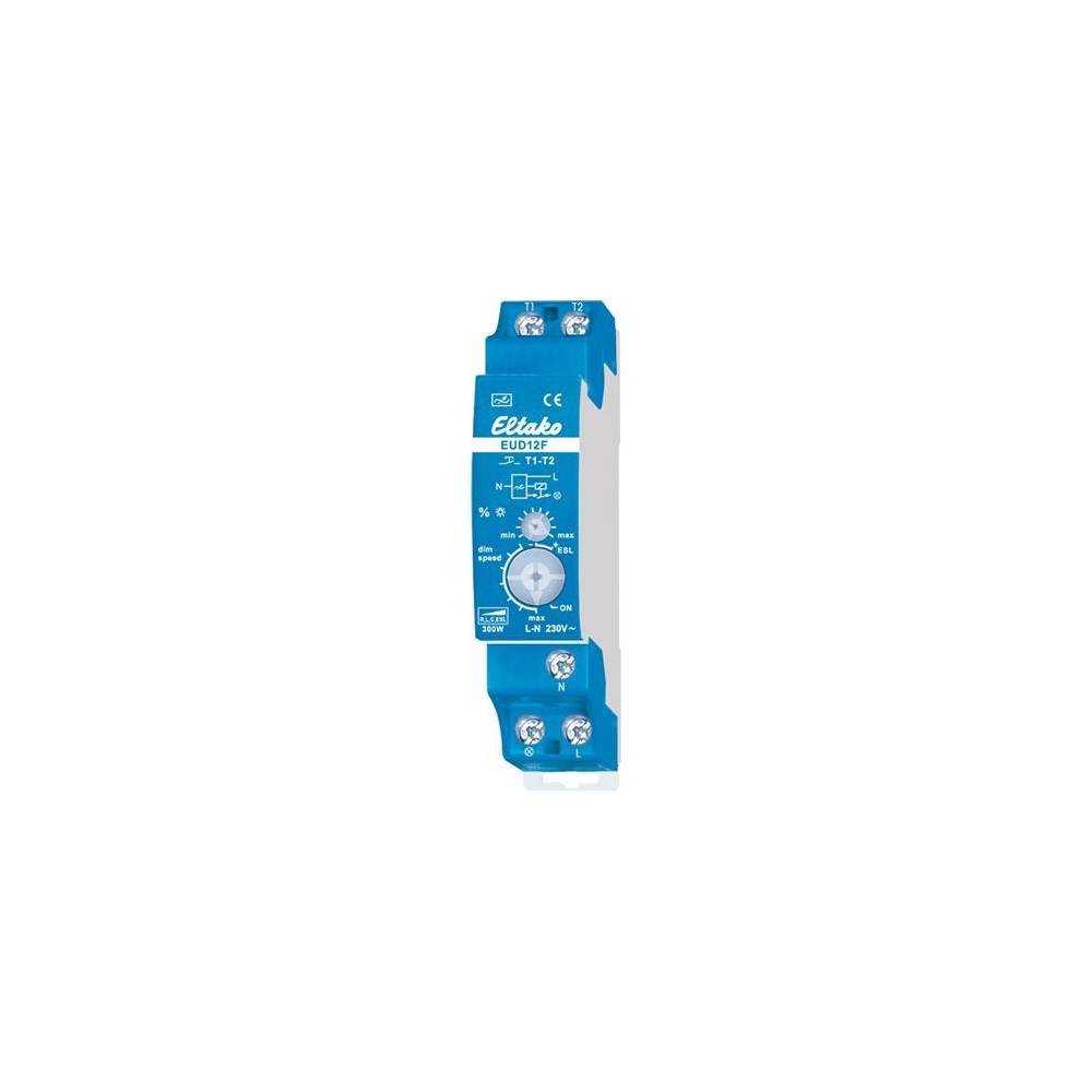 Produktbild för Eltako 21100830, Dimmer, Monterbar, Knappar, Grå, Plast, IP2...