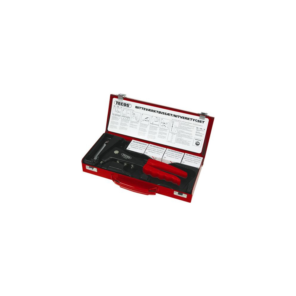 Produktbild för Nitsats med nitar T-HR03med 180 nitar i 2,4x5,83,2x8,0