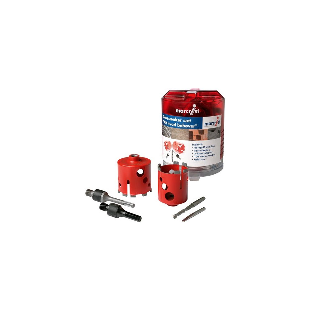 Produktbild för BAIER Diamond Can Drill Set1 st 68 mm borr (FUGA Cans) 1 st...