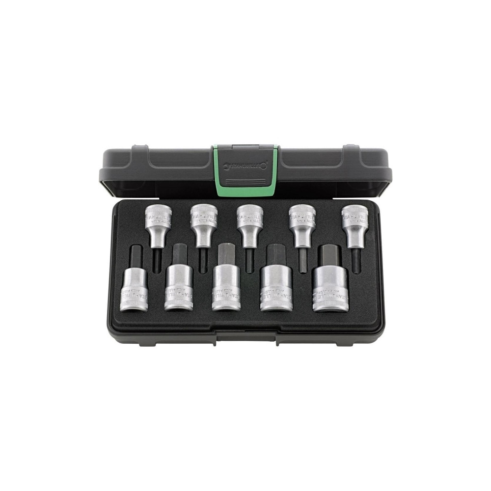 Produktbild för Stahlwille 54/10 KN 96031508 Unbrako Top skiftnyckel bitsats...