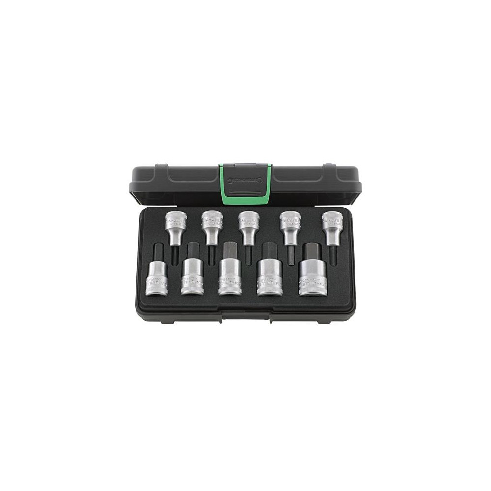 Produktbild för Stahlwille 54/10 KN 96031508 Unbrako Top skiftnyckel bitsats...
