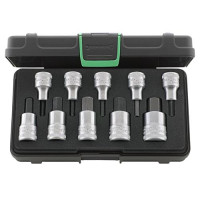 Produktbild för Stahlwille 54/10 KN 96031508 Unbrako Top skiftnyckel bitsats...
