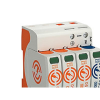 Produktbild för Obo Bettermann V50-3+NPE-280, 230 V, 80000 A, 1300 V, Orange...