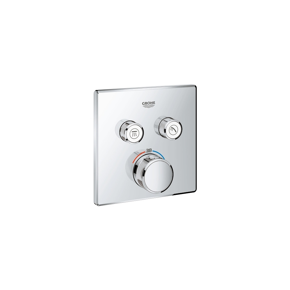 Produktbild för GROHE Grohtherm Smartcontrol Inbyggd termostat med 2 ventile...
