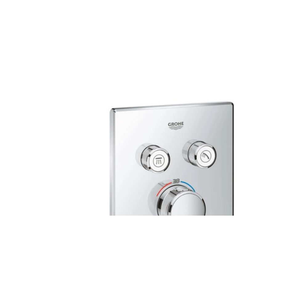 Produktbild för GROHE Grohtherm Smartcontrol Inbyggd termostat med 2 ventile...