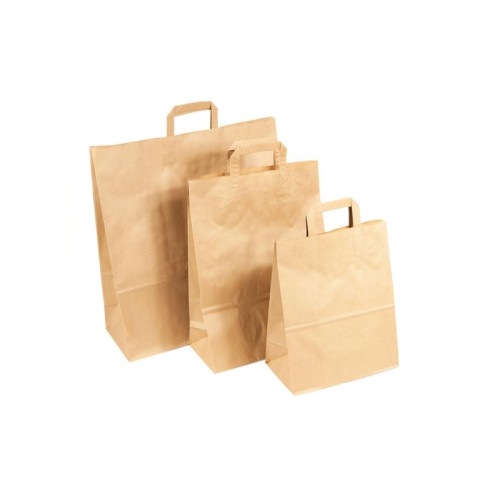 LOCAL Papperspåsar Kraft 320 x 160 x 450 mm 30 liter förpackning 2...