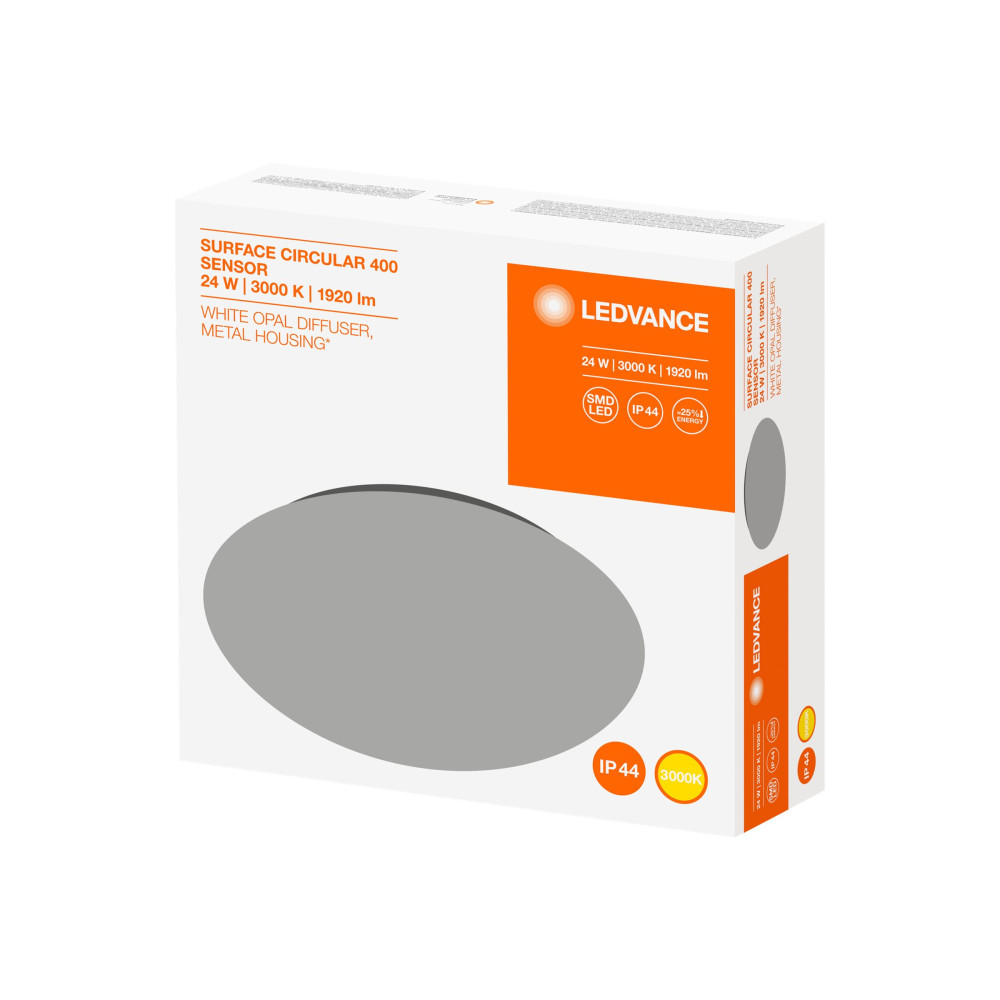 Produktbild för LEDVANCE SF CIRCULAR 400 - ceiling lamp cover - vit