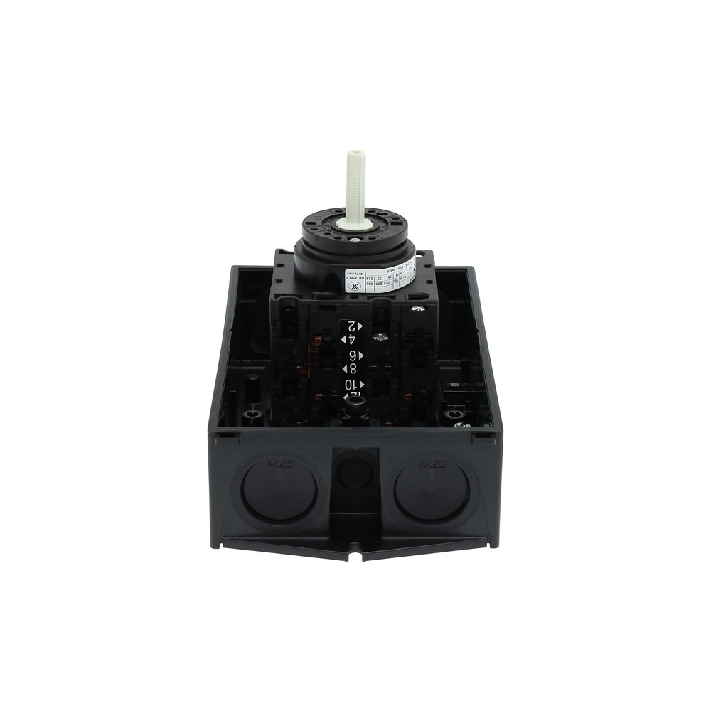 Produktbild för Eaton T3-4-8410/I2, Vippströmställare, 3P, Svart, Vit, IP65,...
