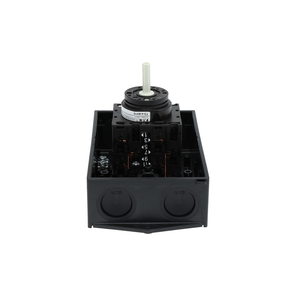 Produktbild för Eaton T3-4-8410/I2, Vippströmställare, 3P, Svart, Vit, IP65,...