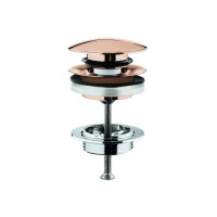 Produktbild för GROHE push-up bottenventil Warm Sunset 65807DA0 avloppsbesla...