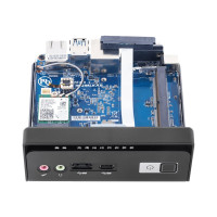 Produktbild för Gigabyte BRIX GB-BLPD-5005R (rev. 1.0) - Ultra Compact PC Kit - Pentium Silver J5005 1.5 GHz - 0 GB - ingen HDD