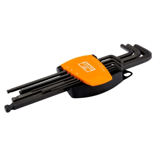 BAHCO Bahco BE-9678, Insexnycklar med L-handtag, set, Metrisk, 9 s...