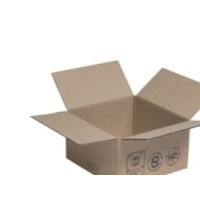 Produktbild för Standardkartong, 1-lagers, HxBxD 110 x 200 x 200 mm, 25 st/f...
