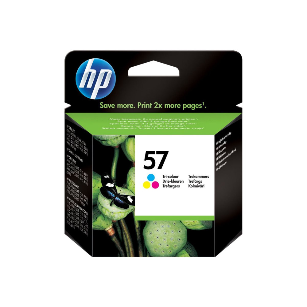 Produktbild för HP 57 - färg (cyan, magenta, gul) - original - bläckpatron