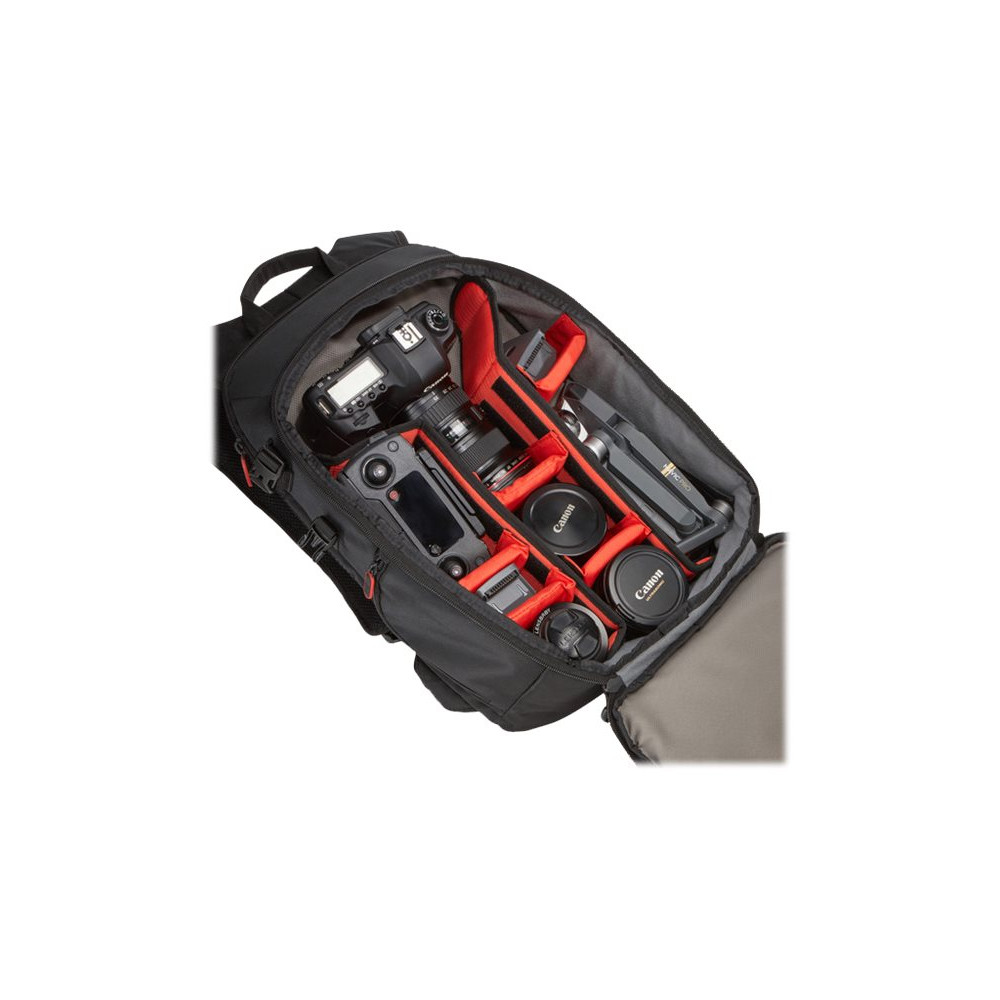 Produktbild för Case Logic SLR Backpack - ryggsäck för digital kamera/objektiv/surfplatta/stativ/drönare/tillbehör