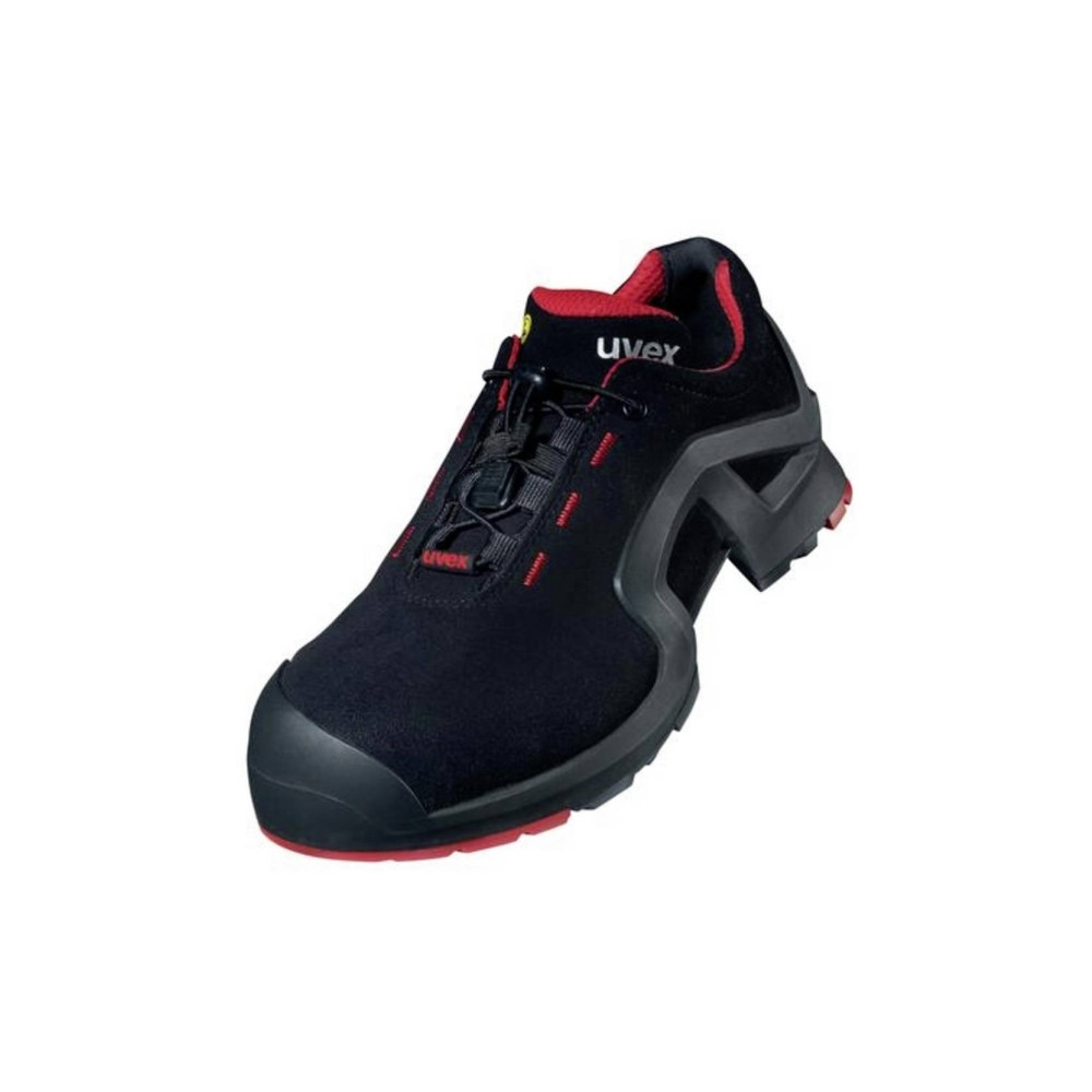 Produktbild för Uvex 85162, Unisex, Vuxen, Säkerhetsskor, Svart, Röd, ESD, S...