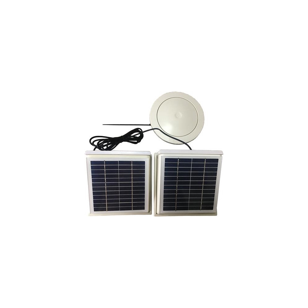 Produktbild för THERMEX ventilator med solpanel Sunmex double inkl. extra so...