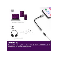 Produktbild för Marmitek 25008374, Svart, Silver, 0,15 m, 80 mm, 20 mm, 130...