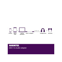 Produktbild för Marmitek 25008374, Svart, Silver, 0,15 m, 80 mm, 20 mm, 130...