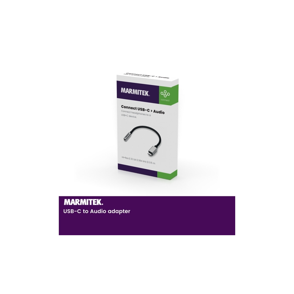 Produktbild för Marmitek 25008374, Svart, Silver, 0,15 m, 80 mm, 20 mm, 130...