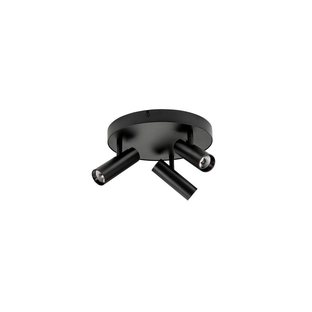 Produktbild för SG ARMATUREN Tube Micro Trio svart 1050 lm 3000K Ra 98 dimba...