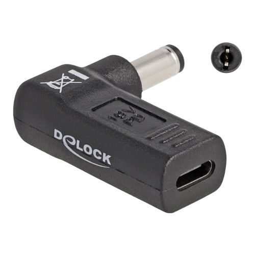 DeLOCK Delock - strömadapter - USB-C till DC-jack 5,5 x 2,1 mm