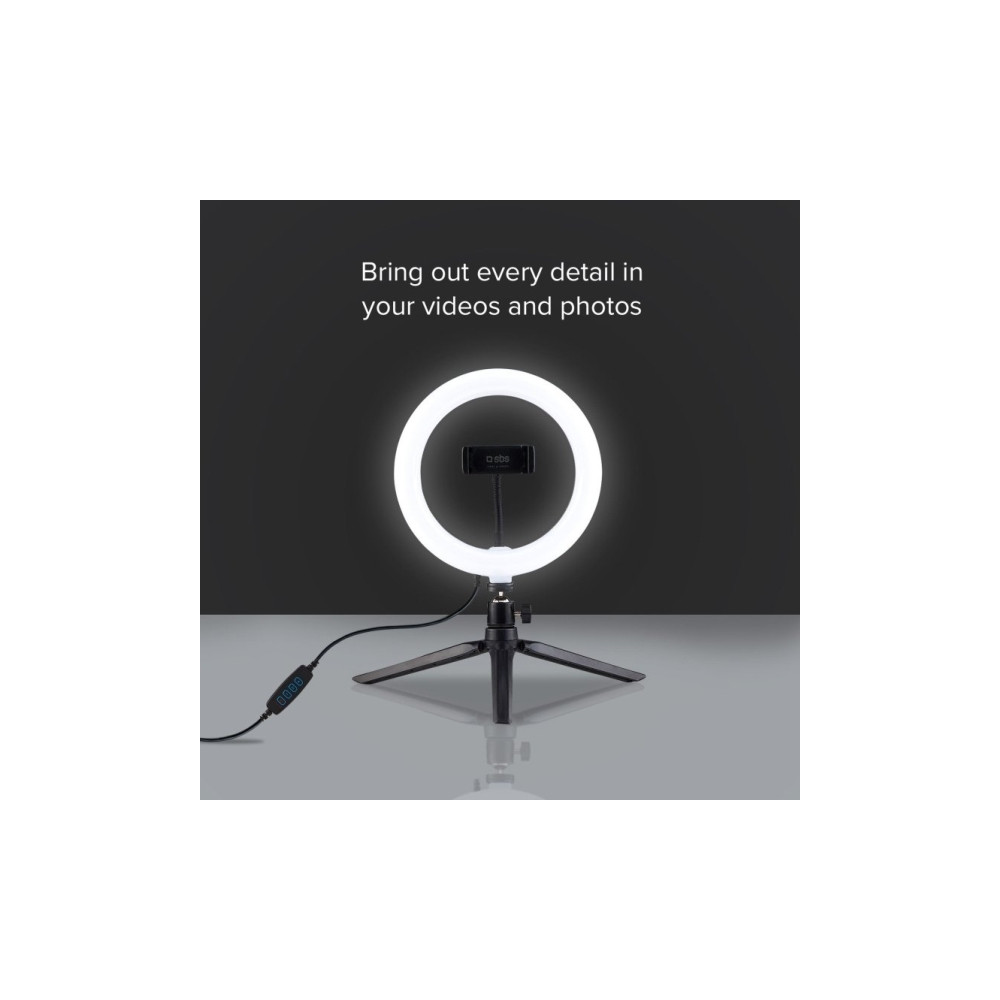 Produktbild för SBS TELEPHICATION CLIP, LED, svart, vit, USB, 5 V, 20 cm, 20...