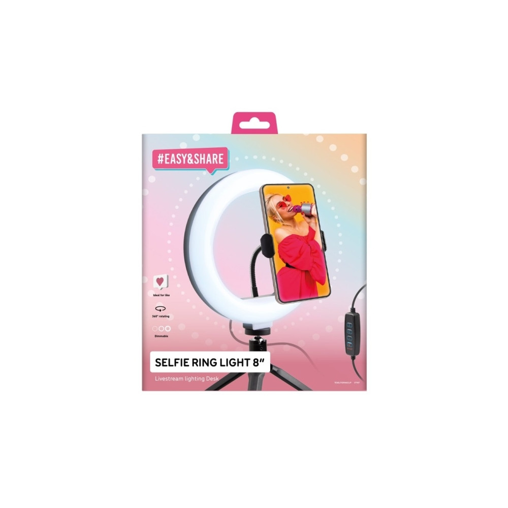 Produktbild för SBS TELEPHICATION CLIP, LED, svart, vit, USB, 5 V, 20 cm, 20...