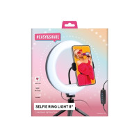 Produktbild för SBS TELEPHICATION CLIP, LED, svart, vit, USB, 5 V, 20 cm, 20...